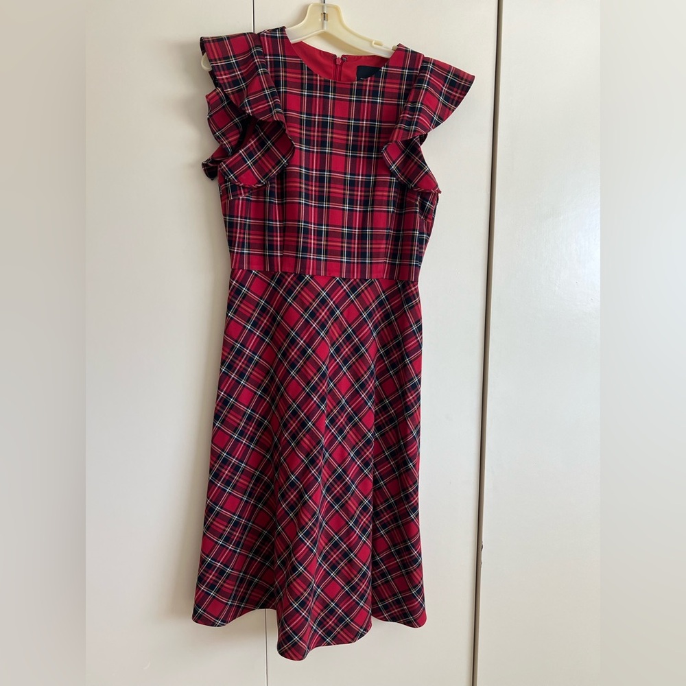 Alex Marie Red Plaid Dress